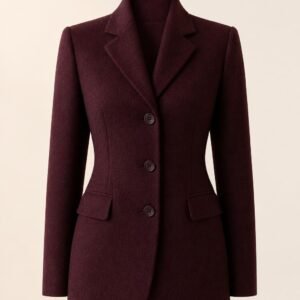 Midnight Burgundy Blazer